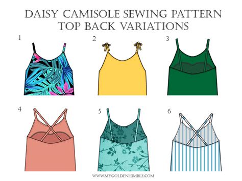 Daisy Camisole Top My Golden Thimble