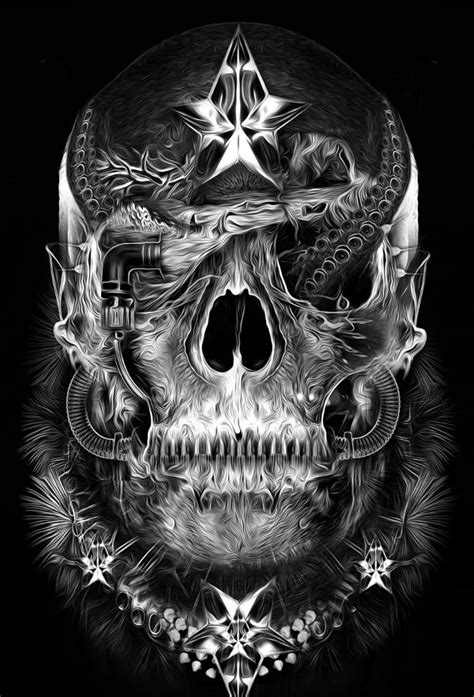 Fantasmagorik Skullshine By Obery Nicolas Via Behance Skull Artwork