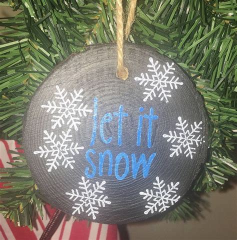 Let It Snow Ornament Srsilope
