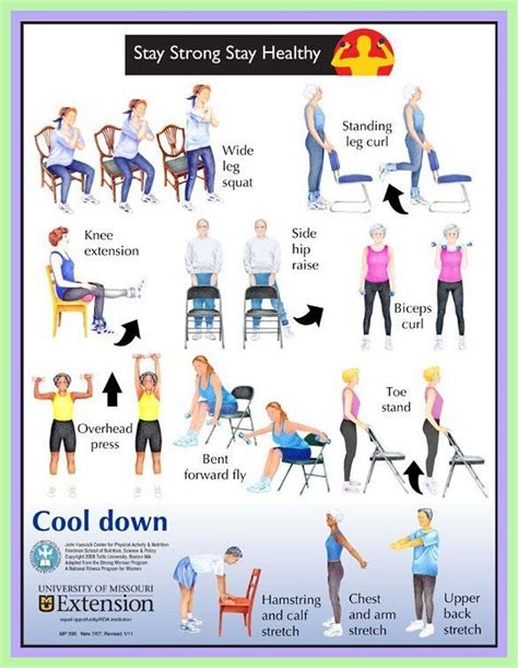 Printable Core Exercises For Seniors