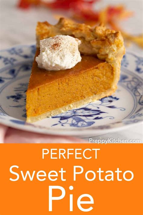 A Delicious And Easy Sweet Potato Pie With A Creamy Fragrant Custard Filling And Crisp But