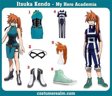 Dress Like Itsuka Kendo From My Hero Academia Itsuka Kendo Costume