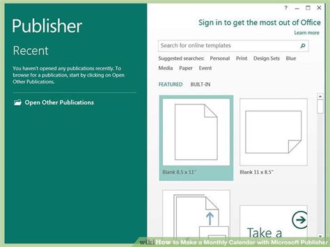 Need your calendars right away? Make a Monthly Calendar with Microsoft Publisher ...