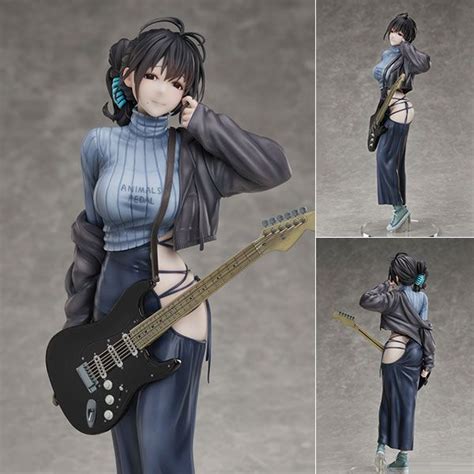 pvc figure guitar sisters mei mei backless dress ver illustration by hitomio16 kyou hobby shop