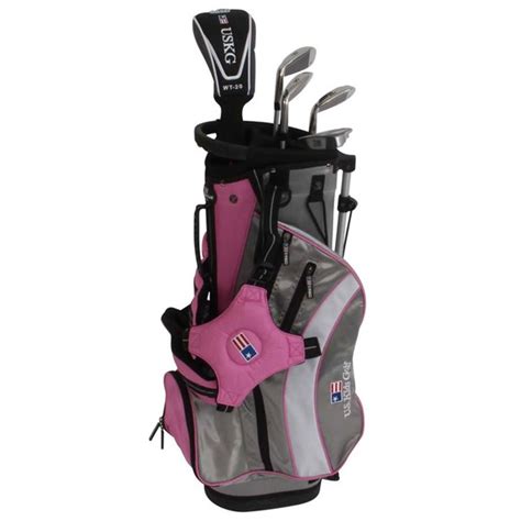 Us Kids Ul 48 Inch Girls Pink 5 Club Golf Package Set Golfonline