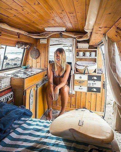 43 Simple But Impressive Rv Travel Trailers Design In 2020 Bus Camper Van Life Van Camping