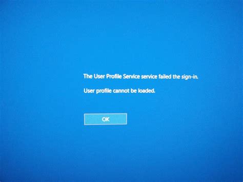 User Profile Load Error Microsoft Community