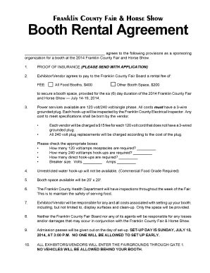We did not find results for: 51 Printable Booth Rental Agreement Forms and Templates - Fillable Samples in PDF, Word to ...
