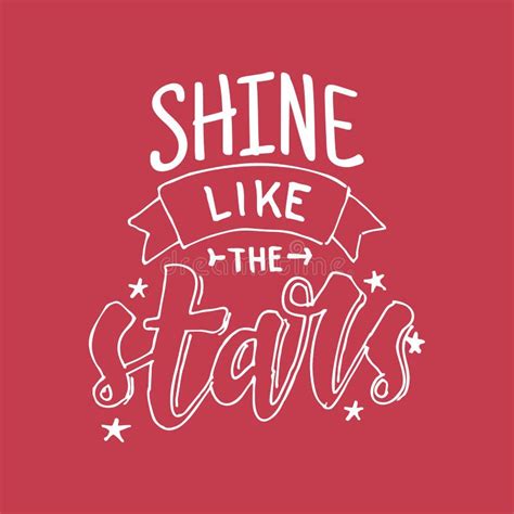 Shine Like The Stars Stock Vector Illustration Of Template 162451973