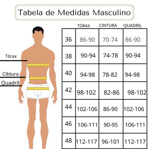 Adapt Danois Cheval De Troie Tabela De Medidas Roupas Masculinas