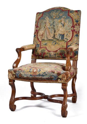 Belle Paire De Grands Fauteuils Louis Xiv Xviie Siècle N37351