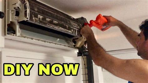 How To Fix A Leaking Air Conditioner Unit With Mr Muscle Unclog Dirt