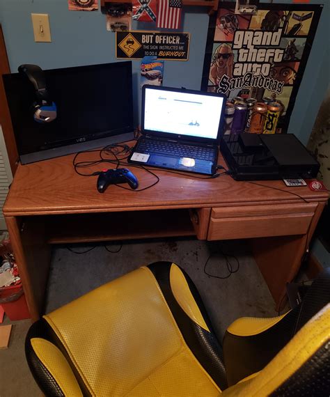 Heres My Ok Gaming Setup Any Tips Or Ideas To Make It Better R