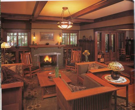 Countryside's collection of arts and crafts style living room furniture is made only of the finest species of hardwood available. Craftsman living room | Craftsman living rooms, Craftsman ...