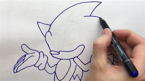 How To Draw Sonic Step By Step Easy Como Dibujar A Sonic Paso A Paso