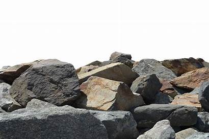 Rock Transparent Pile Clipart Boulder Rubble Freepngimg
