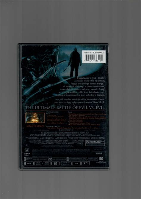 Freddy Vs Jason Dvd 2004 Platinum Series 2 Disc Edition