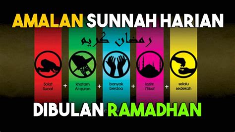 10 Amalan Sunnah Harian Di Bulan Ramadhan Youtube