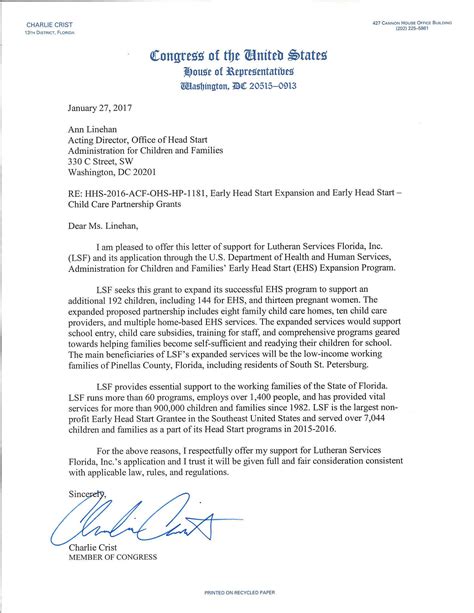 The first paragraph of your cover letter should express your interest in the advertised position, mention the source where you learned about the job and, most importantly, include the title of the job for which. Charlie Crist serves up grab bag of issues: Seniors, Head ...