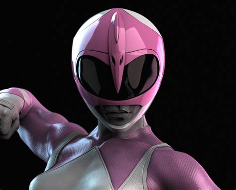 Artstation Pink Ranger Mighty Morphin Power Rangers