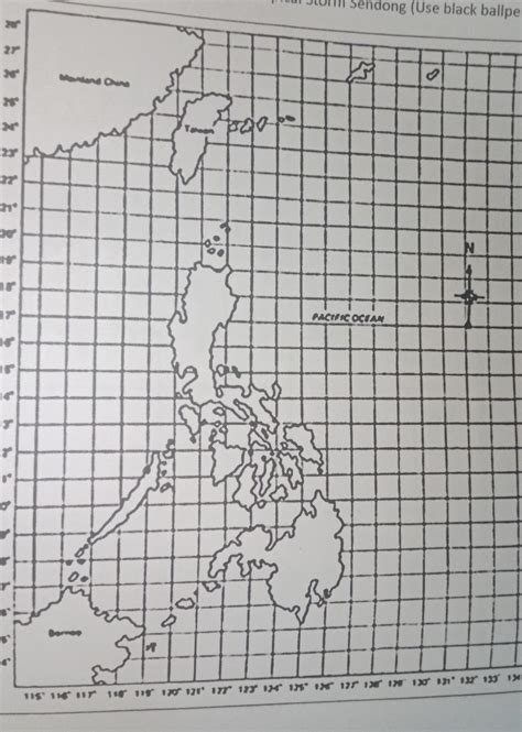 Using The Map Of The Philippines And Its Vicinity Plot The Given Point