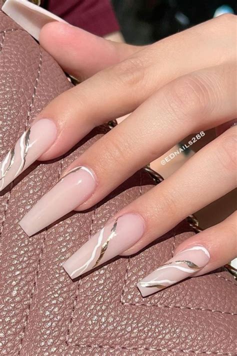 Cute Ombre Coffin Nails For Summer Nails Design Trends