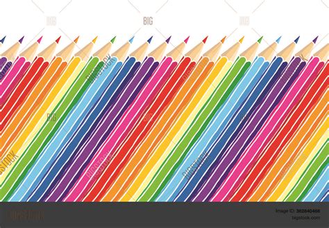 Colored Pencils Set Vector And Photo Free Trial Bigstock