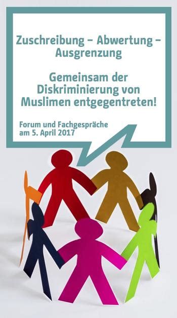 Zuschreibung Abwertung Ausgrenzung Gemeinsam Der Diskriminierung Von Muslimen