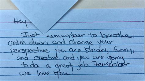 You Are Amazing This Charlotte Teacher Had Parents Write Encouraging