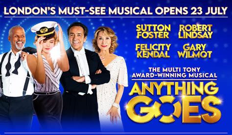 Anything Goes The Musical London Tickets Barbican Centre 23rd Jul