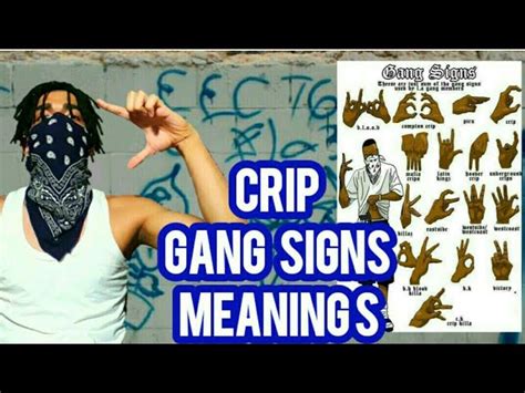 Crips Gang Hand Signs Tutorial Pics