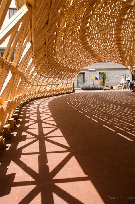 Gridshell Toledo Napoli Italy Futuristic Architecture Bamboo