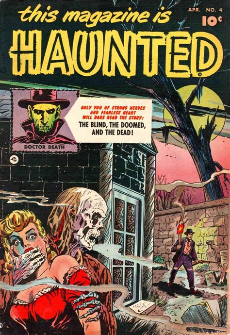 Horror Comic This Magazine Is Haunted 4 1952 Comic Book Board