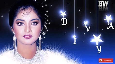 Divya Bharti Top Beautiful Photodivya Bharti Ke Fans Zaroor Dekhenbhatti World Youtube