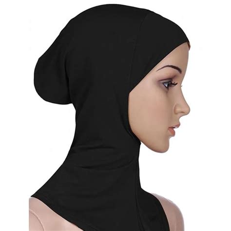 Buy 1pcs Women Muslim Cotton Full Cover Inner Caps Islamic Under Scarf Islamic