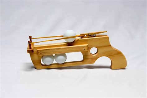 Amish Wooden Toy Ping Pong Gun From Dutchcrafters Amish Furniture