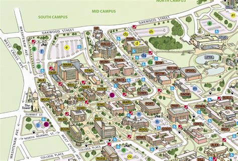 University Of Michigan Campus Map