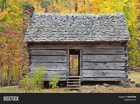 Old One Room Log Cabin During Image And Photo Bigstock