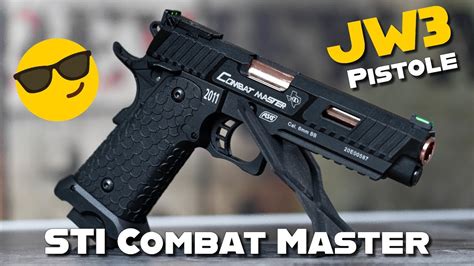 ASG STI Combat Master C Version John Wick Airsoft Pistolen Review Deutsch YouTube