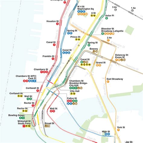 New York Subway Track Map The Map Room