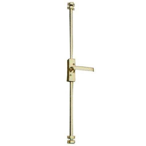 Plain Lever Handle Cremone Bolt Polished Brass Cremone Bolt Lever