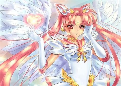 1080p Free Download Sailor Moon Chibiusa Girl Anime Magic Wing