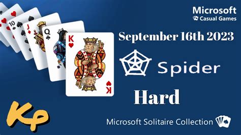 Microsoft Solitaire Collection Daily Challenge Spider Hard