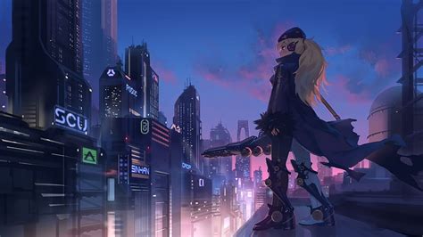 Anime City 1920x1080 List Cyber City Anime Hd Wallpaper Pxfuel