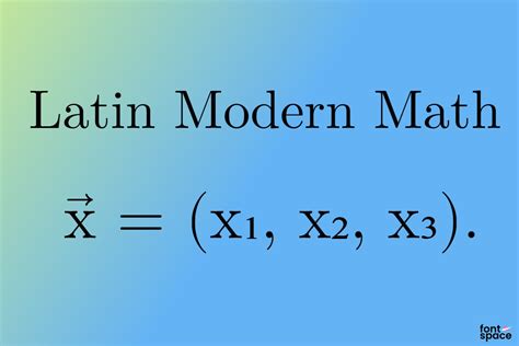Latin Modern Math Font Gust E Foundry Fontspace