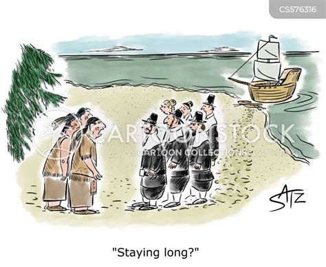 Thanksgiving Pilgrim Cartoons And Comics Funny Pictures From Cartoonstock