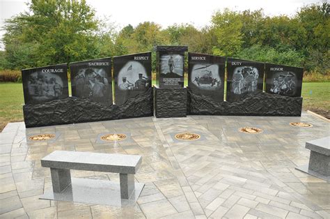 School Dedicates Veterans Memorial Wall