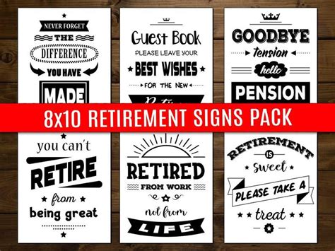 Pin On Retirement Signs