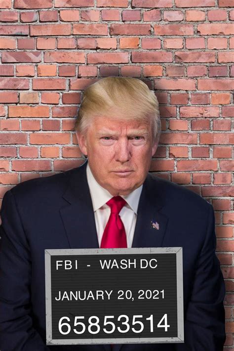 Donald Trump Mugshot Funny Political Inch Poster 24x36 Inch Ebay
