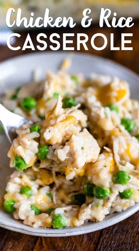 Easy Chicken And Rice Casserole Crazy For Crust Recipe Cooked